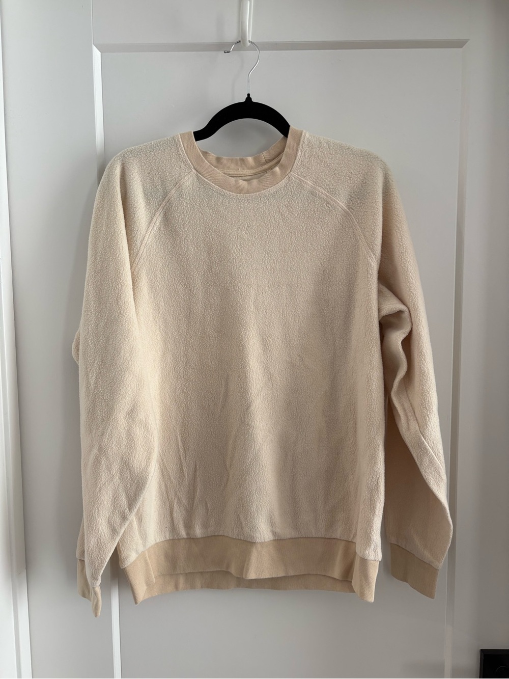 feat Cream Crewneck Pullover Sweater